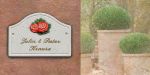 Haust�rschild Maison Sign�e Bogen 23 x 16 cm Baum