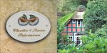 Haust�rschild Maison Sign�e oval 23 x 17 cm Zwerge