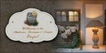 Haust�rschild Maison Sign�e Wolke 27 x 18 cm Eulen
