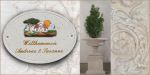 Haust�rschild Maison Sign�e oval 27 x 20 cm Haus