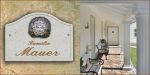 Haust�rschild Maison Sign�e Bogen 25 x 18 cm Medusa