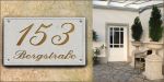 Hausnummern Maison Sign�e rechteckig 28 x 16 cm