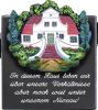 Spr�cheschild In diesem Haus leben wir...