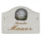 Preview: Haustürschild Maison Signée Bogen 25 x 18 cm Medusa