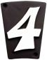 Preview: Schild für 1 Ziffer in Grafic Design