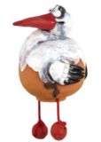 Gartenkugel Storch