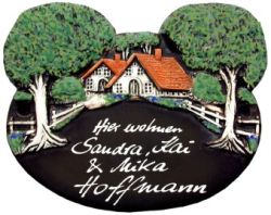 Türschild Bauernhaus