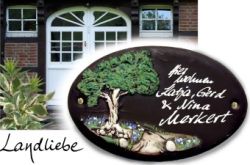 Türschild Baum groß