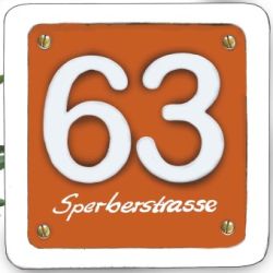 Schild für 2 Ziffern