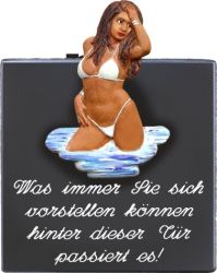 Sprücheschild Was immer Sie sich....