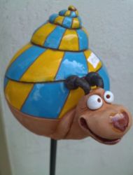 Preview: Gartenkugel Schnecke