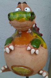 Gartenkugel Drache