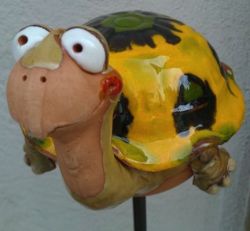Gartenkugel Schildkröte