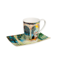 Visita - Künstlertasse aus Porzellan