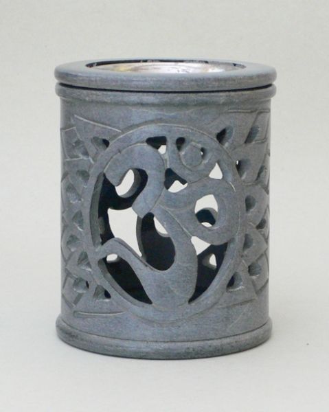 Räucherduftlampe grau
