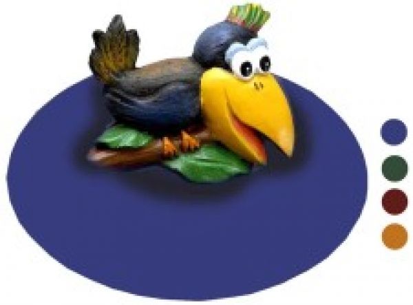 Kinderzimmerschild Rabe