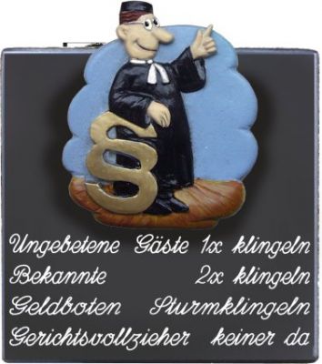 Sprücheschild Ungebetene Gäste...