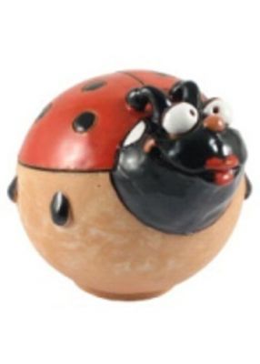 Gartenkugel Marienkäfer