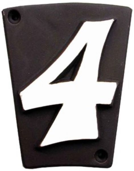 Schild für 1 Ziffer in Grafic Design