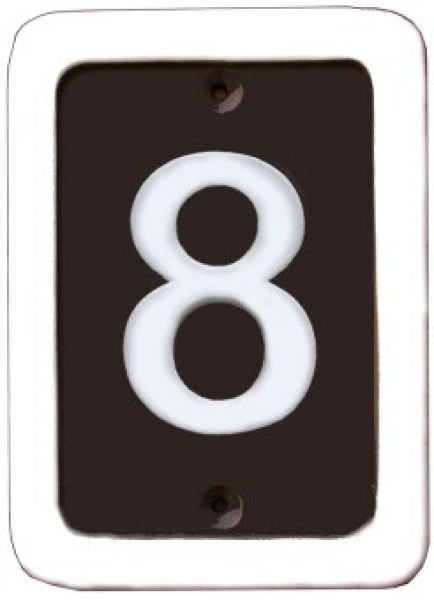 Schild für 1 Ziffer