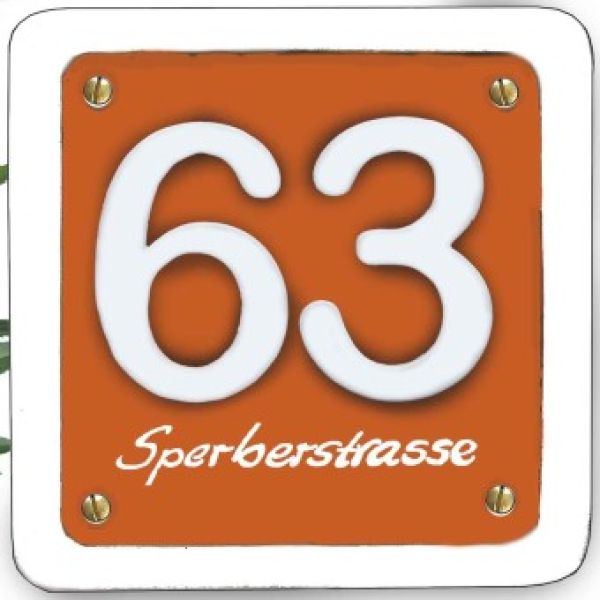 Schild für 2 Ziffern