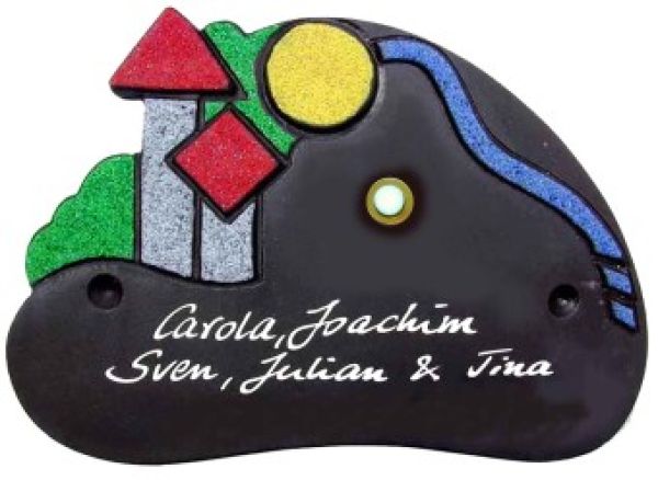 Türschild mit Kirche gross