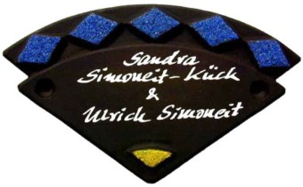 Schild Viertelkreis