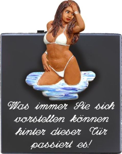Sprücheschild Was immer Sie sich....