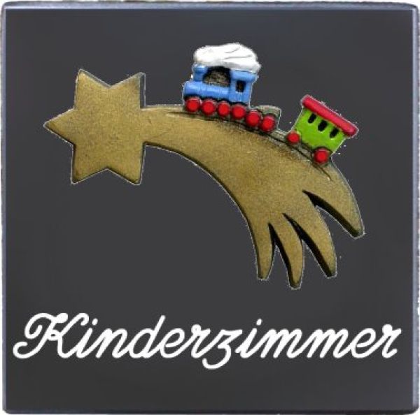 Zimmerschild Kinderzimmer Stern