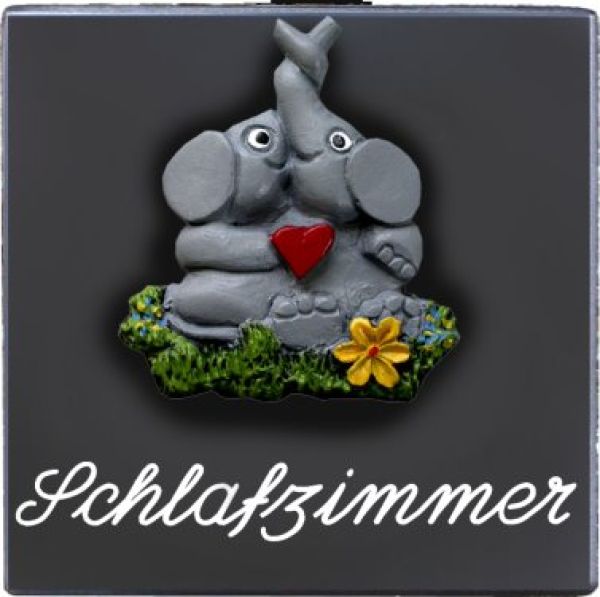 Zimmerschild Schlafzimmer