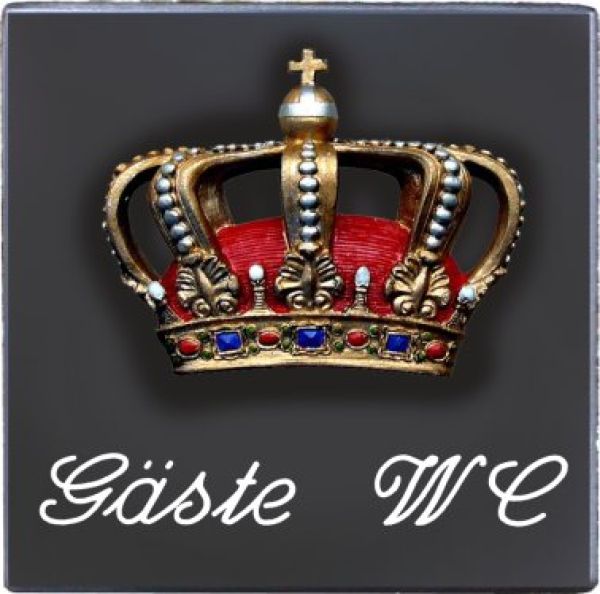 Zimmerschild Gäste WC