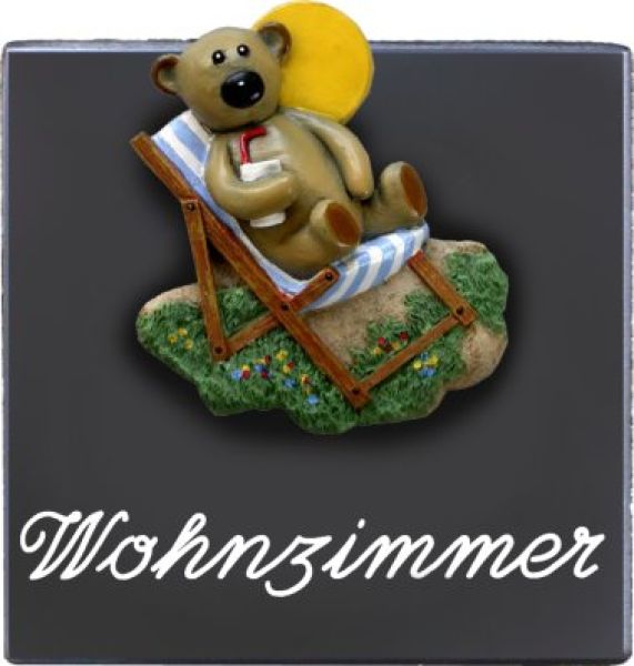 Zimmerschild Wohnzimmer
