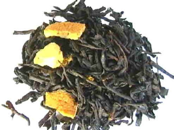 Lemon aromatisierter schwarzer Tee